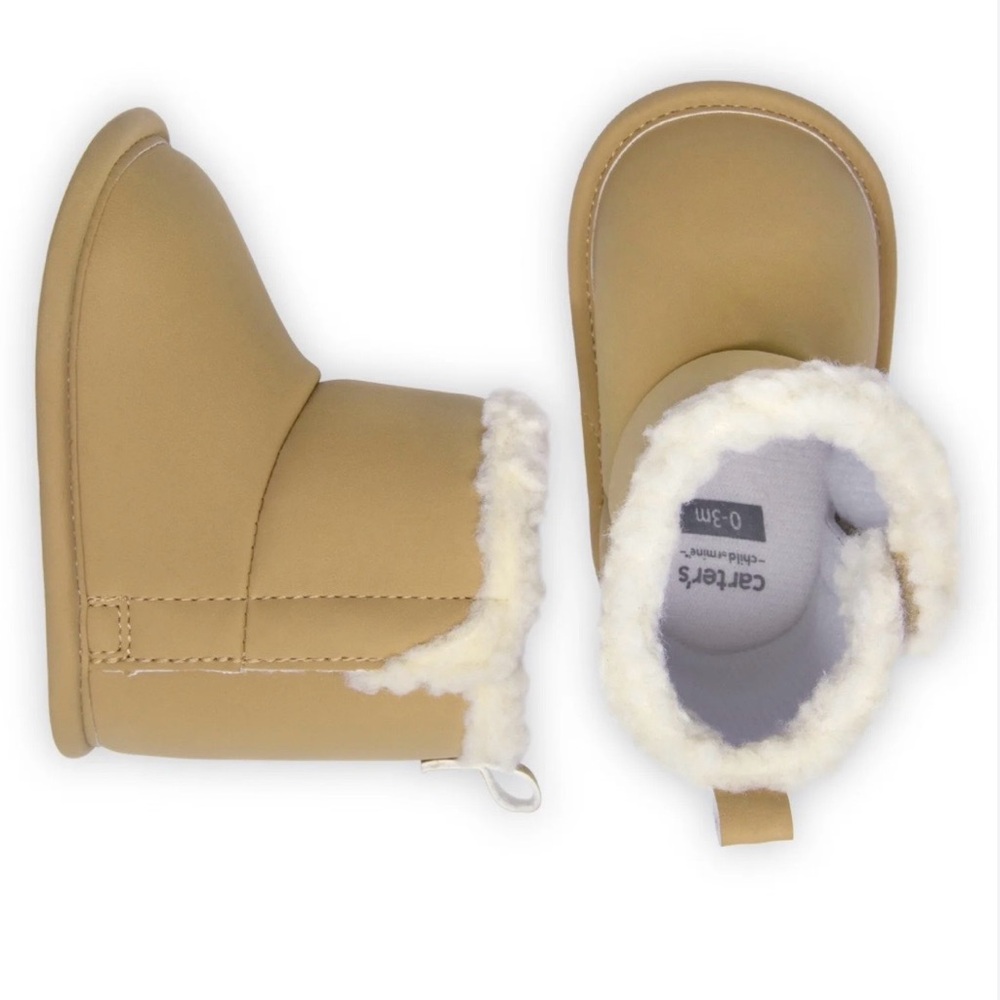 🆕🆕🆕CARTER’S Child of Mine Tan Baby Booties